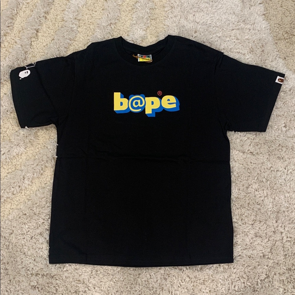 BAPE x Bearbrick Camo Bear Black T-Shirt Men’s Size Medium & Large